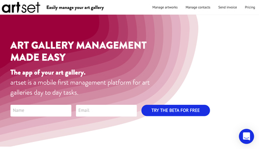 Art gallery management made easy