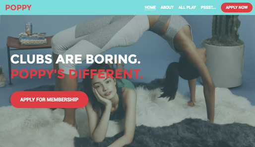 Clubs are boring. Poppy's different. 