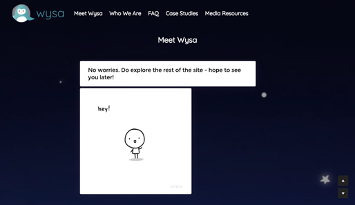 Wysa - your 4 am friend and AI life coach 