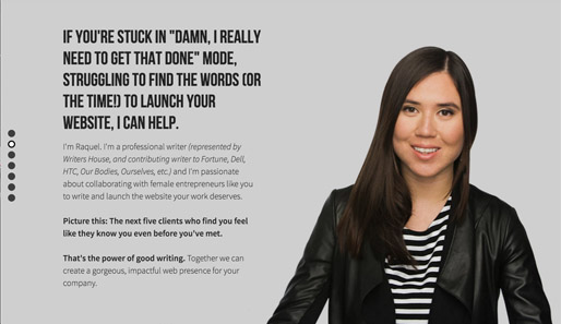 Bright Copywriting for Feminist Ladybosses